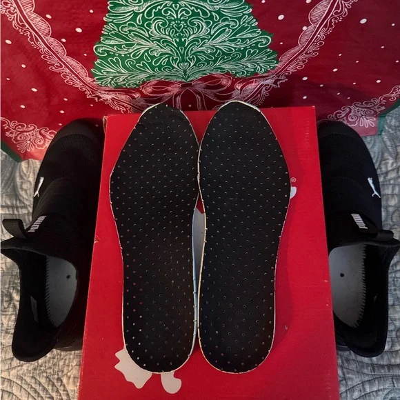 Puma Sofie2 Black slip on sneaker 8 - Picture 9 of 12
